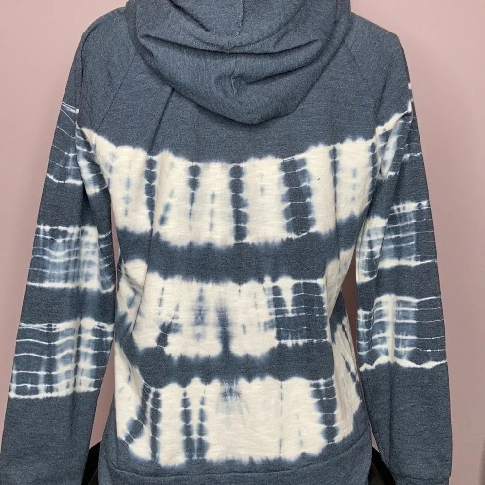 Sonoma Tie Die Zip Up Sweater  Sz: M